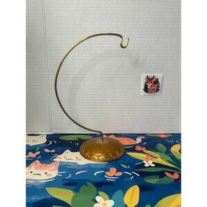 Jay Strongwater Medium Ornament Stand Gold Topaz